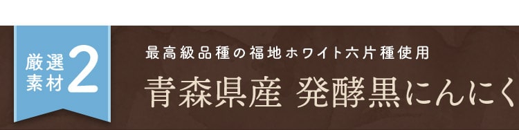 青森県産発酵黒にんにく